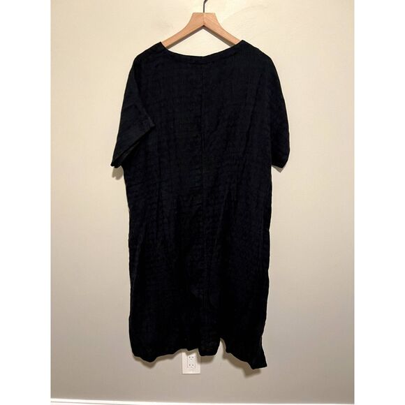 NWT Soft Surroundings Remi Linen Cotton Shift Maxi Dress Lagenlook Size TXL - Picture 5 of 10